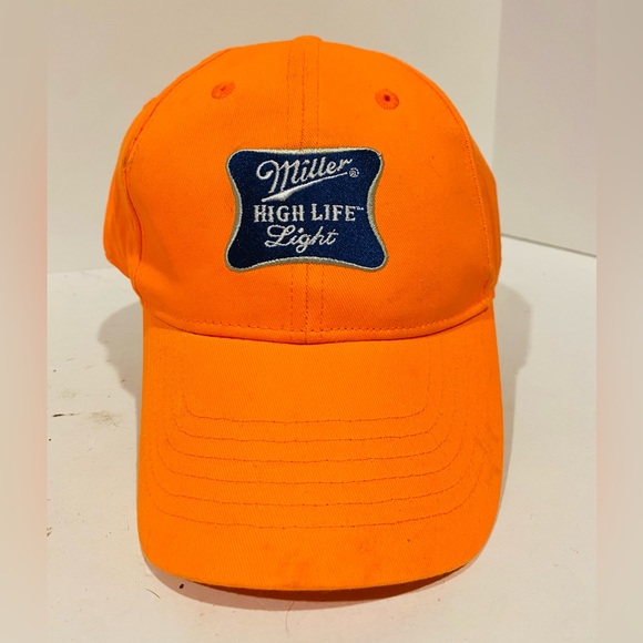 miller high life Other - Miller High Life Light Orange Trucker Snapback Baseball Cap Hat Adjustable